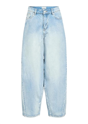 Moji Elsa mw super barrel jeans Light Blue Denim Object 